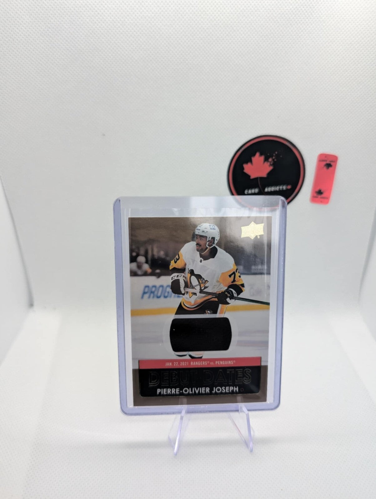 21/22 UPPER DECK DEBUT DATES JERSEY PIERRE-OLIVIER JOSEPH #DD-10