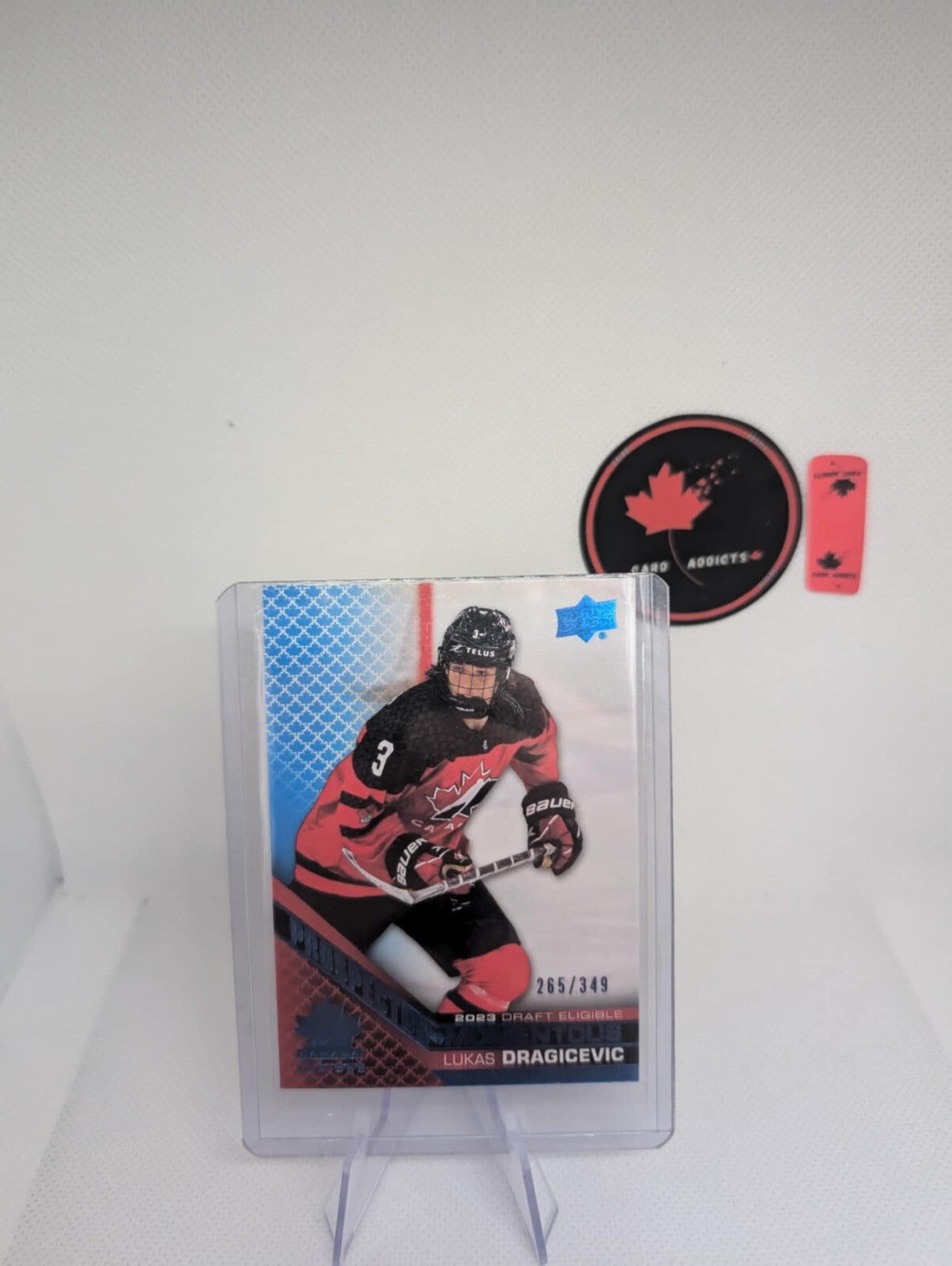 2022-23 Upper Deck Team Canada Juniors Lukas Dragicevic /349 #PM-20 Team Canada