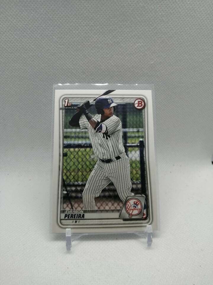 2020 Bowman 1st Paper Everson Pereira RC Rookie Card NY Yankees #BP-51