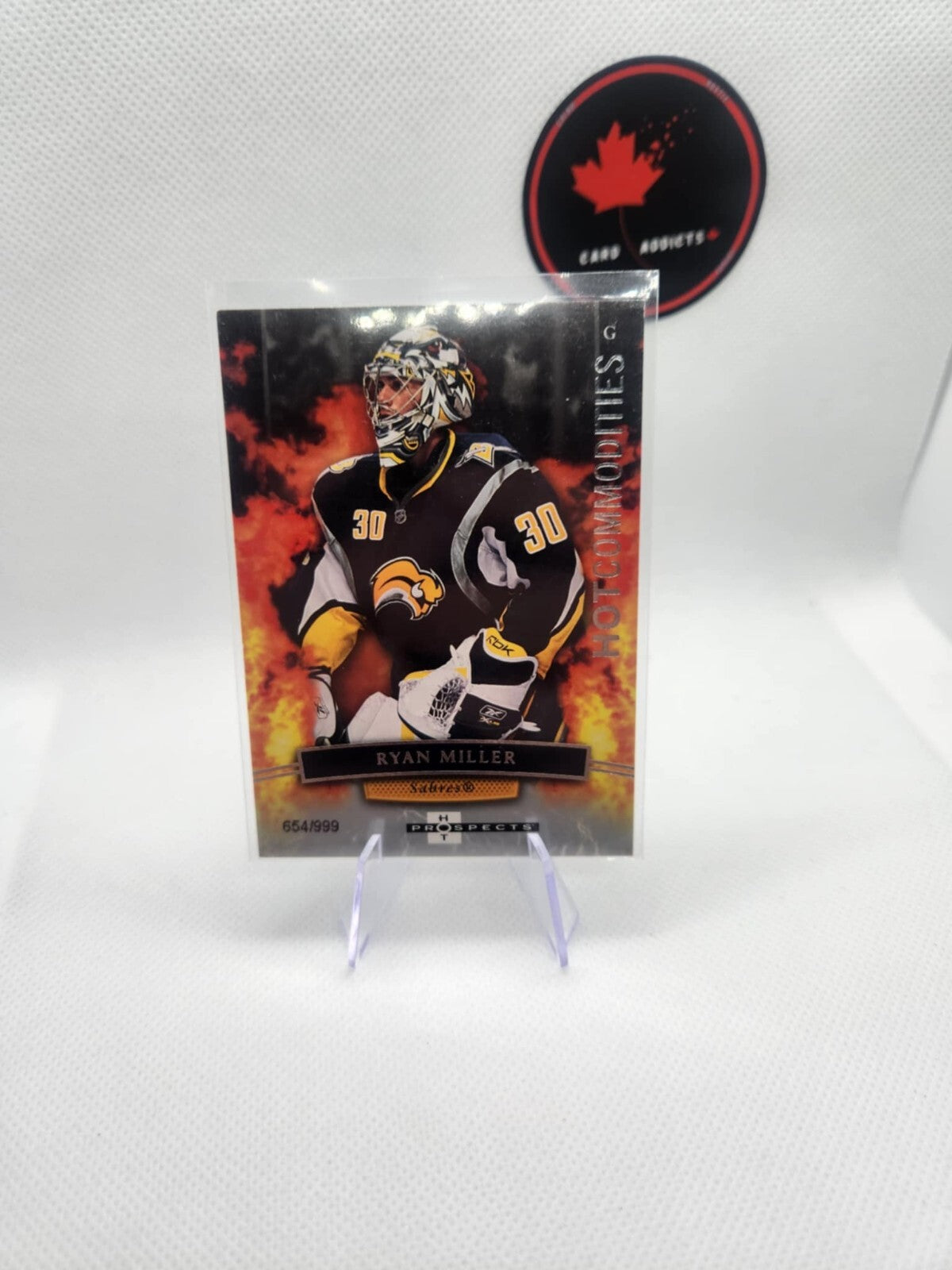 2007-08 Hot Prospects #150 Ryan Miller HOT COMMODITIES /999 - SABRES