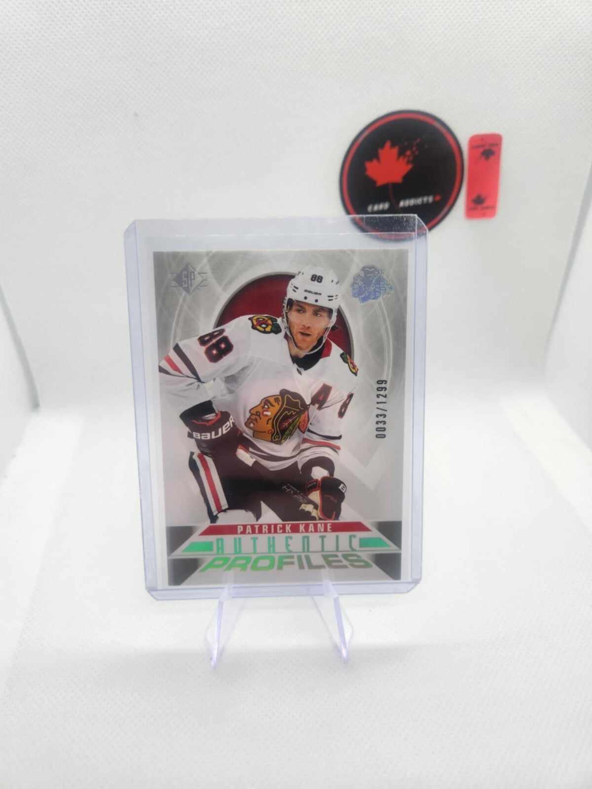 2020-21 SP Retail Authentic Profiles Silver Spectrum /1299 Patrick Kane #AP-16