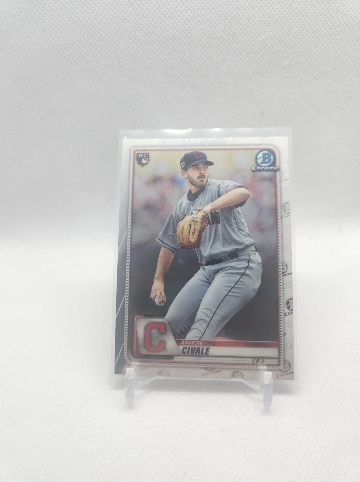 Aaron Civale 2020 Bowman Chrome #36 RC Rookie