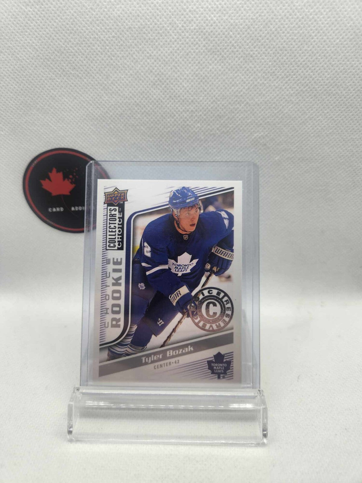 2009/10 UPPER DECK COLLECTOR'S CHOICE RESERVE ROOKIE # 295 TYLER BOZAK RC