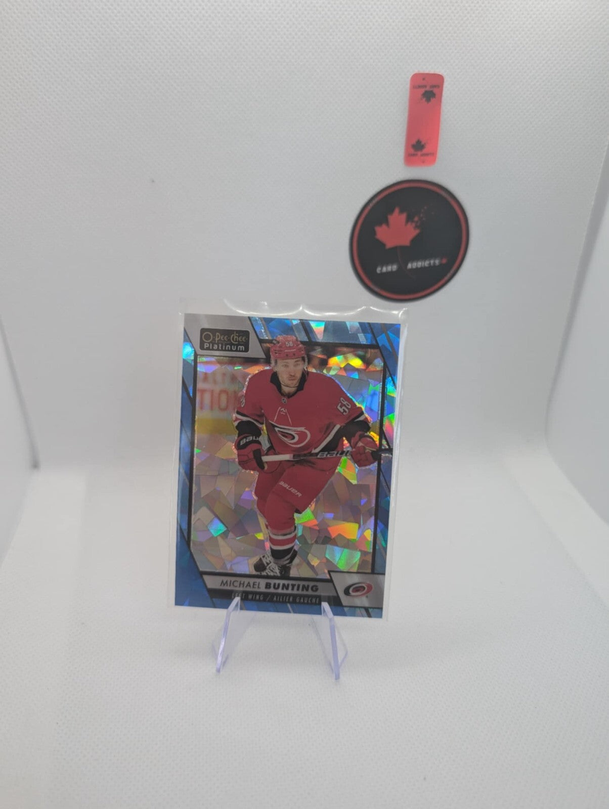2023 2023-24 O-Pee-Chee Platinum Blue Fragments #16 Michael Bunting /125