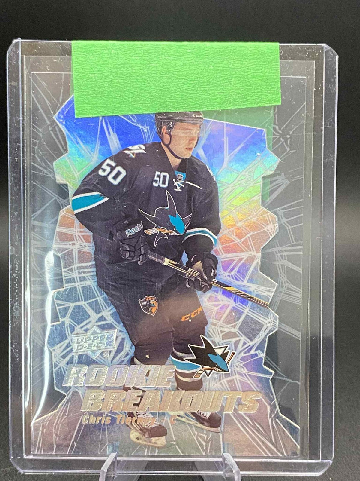 2014 UPPER DECK Chris Tierney ROOKIE BREAKOUTS RC /100
