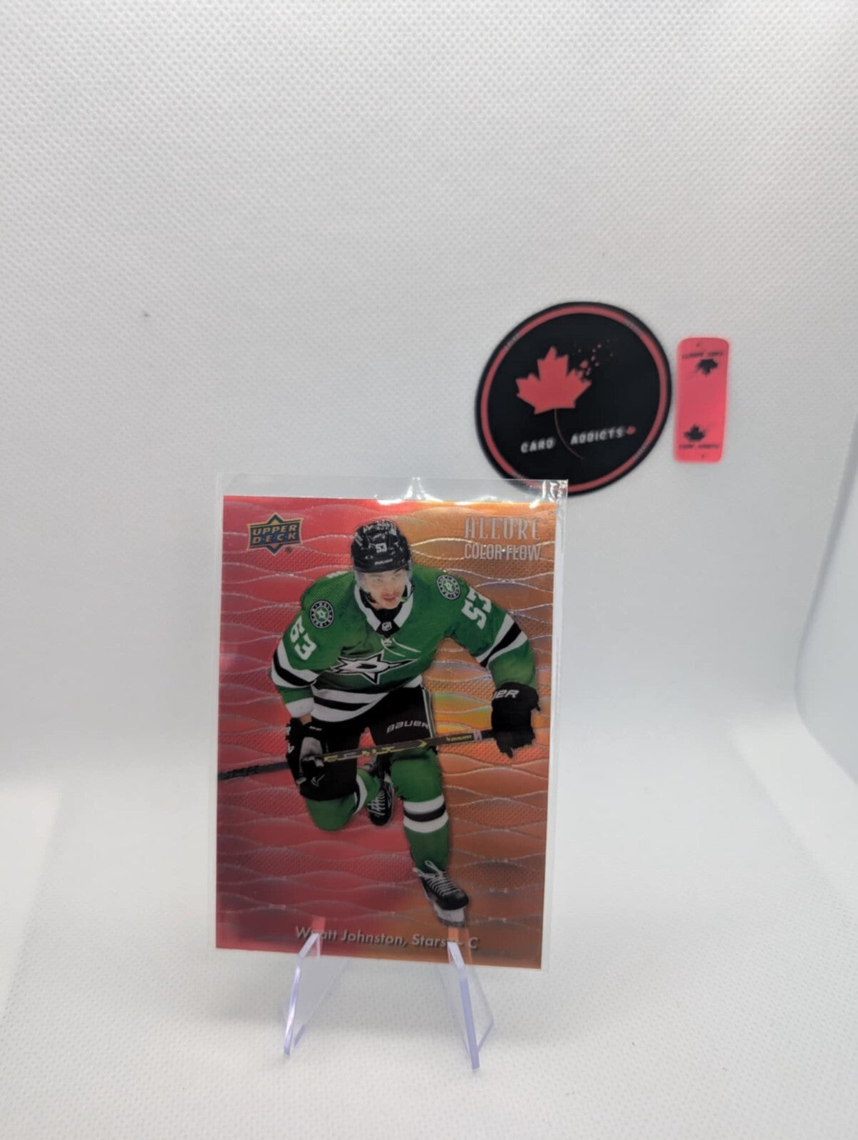 2023-24 Upper Deck Allure - Color Flow Red Orange #CF-14 Wyatt Johnston