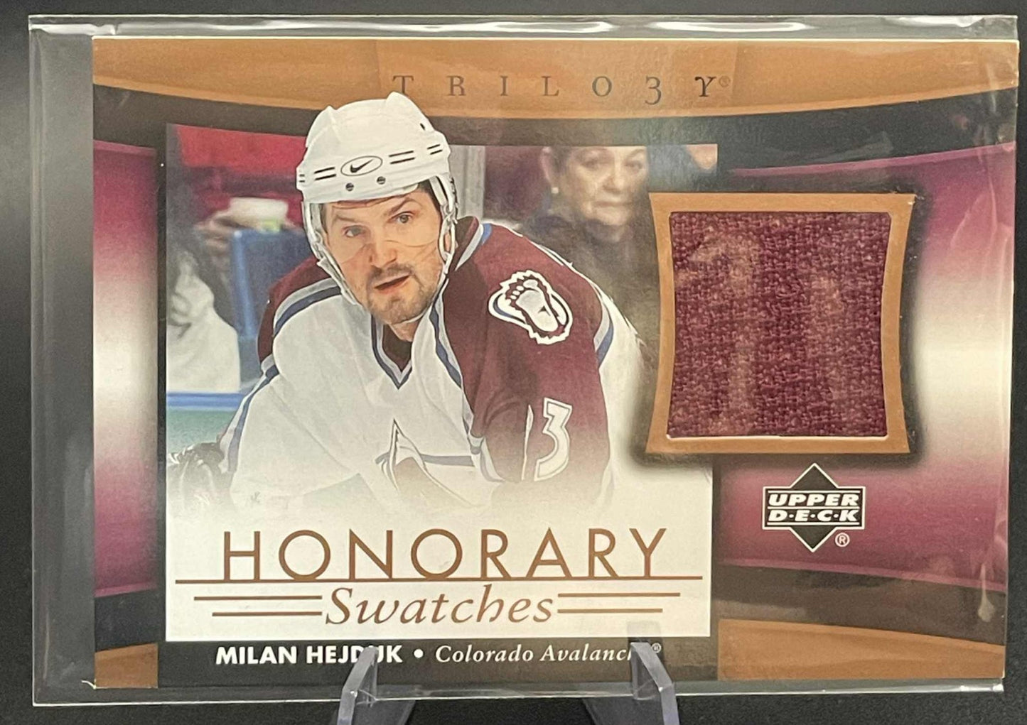 2005-06 Upper Deck Trilogy Honorary Swatches Jersey #HSMH Milan Hejduk