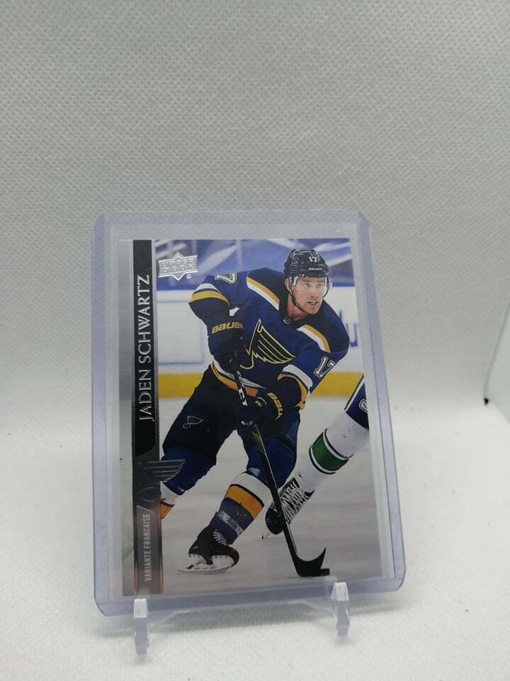 2020-21 Ud Base French Variation Jaden Schwartz
