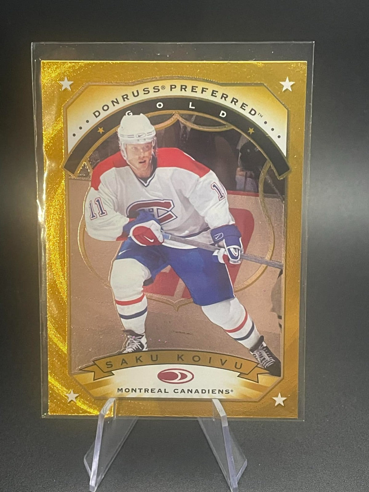 1997-98 Donruss Preferred Gold #11 Saku Koivu REF I