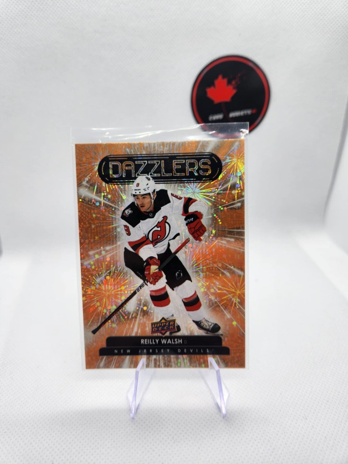 2022-23 Upper Deck Series 2 Dazzlers Orange Reilly Walsh #DZ-78 Rookie RC - NM
