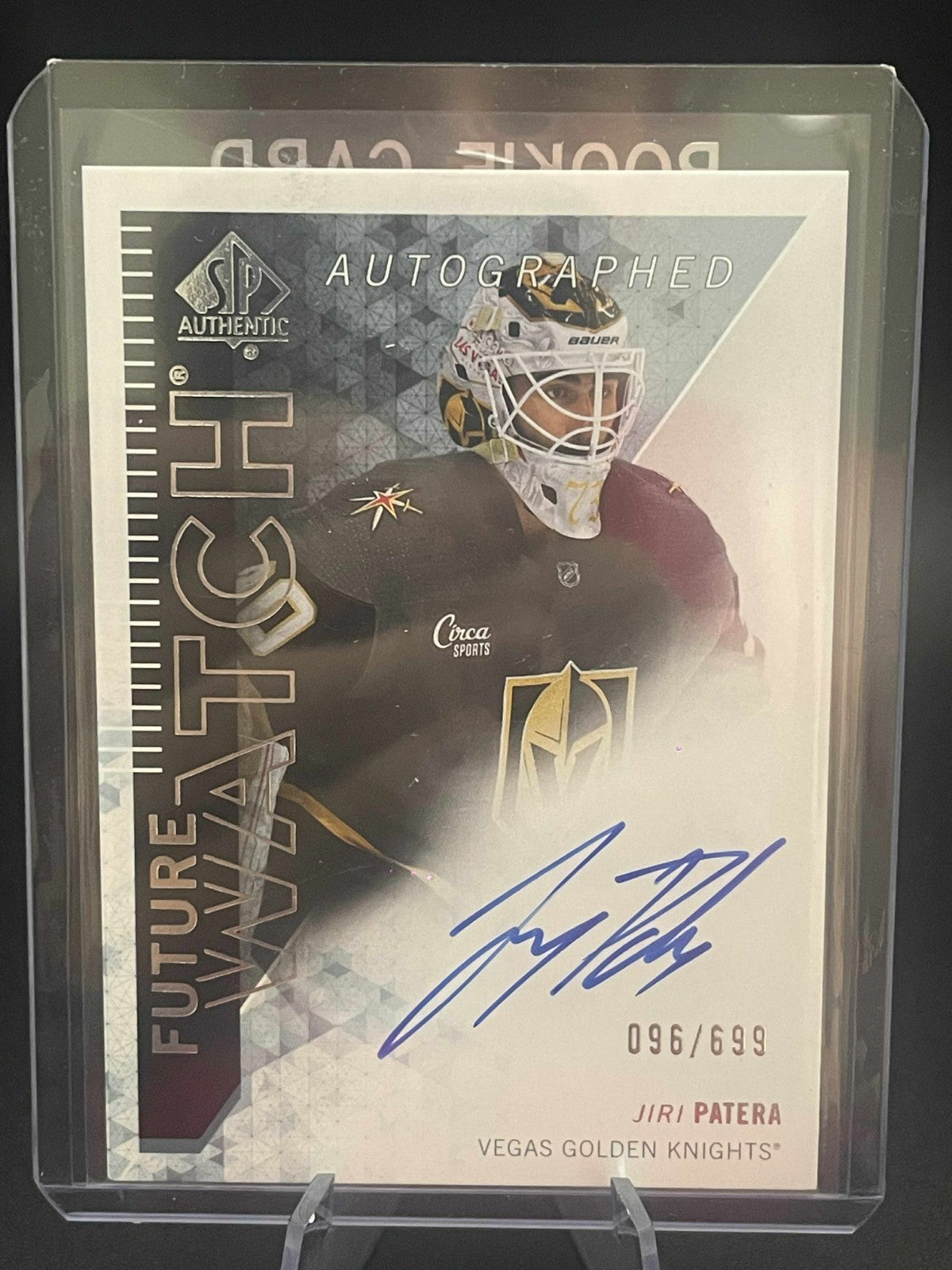 Jiri Patera 2023-24 SP Authentic Retro Future Watch Auto /699 Golden Knights