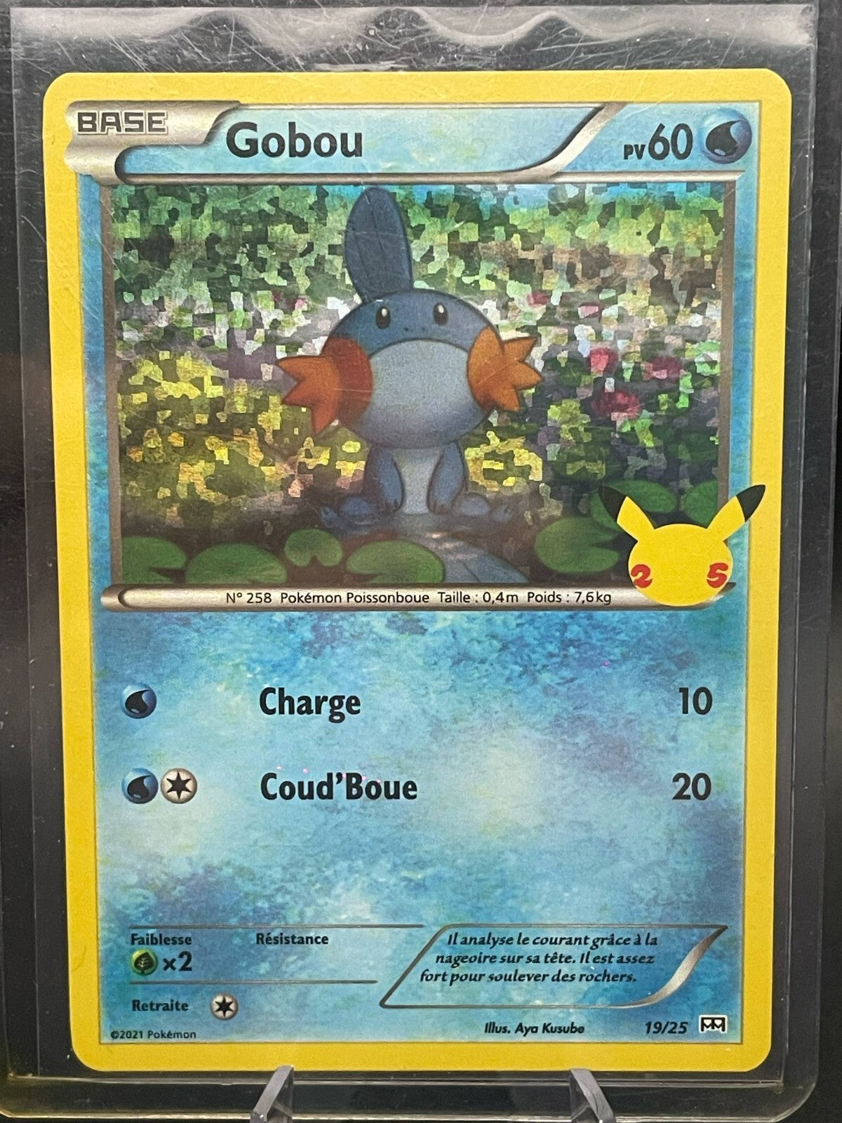 Pokemon Card - Gobou 19/25 (Holo) - French