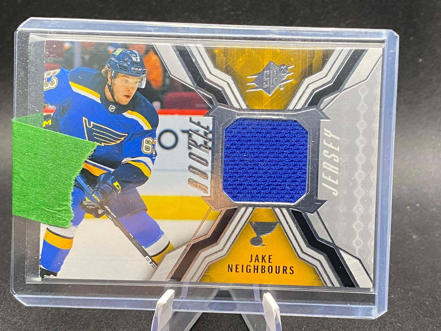 2021-22 SPX HOCKEY - JAKE NEIGHBOURS ROOKIE JERSEY CARD #RJ-JN