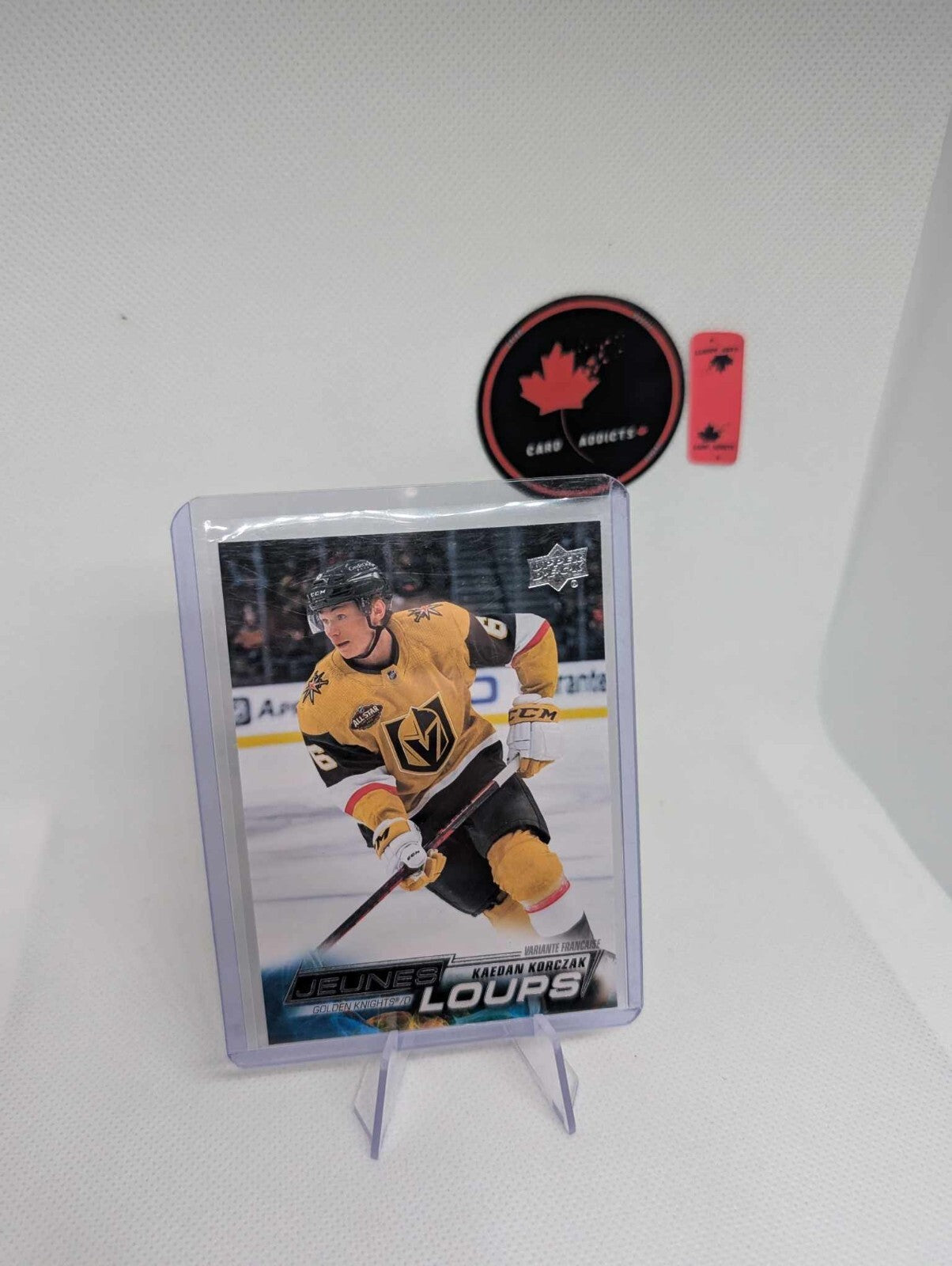 2022-23 Upper Deck Series 1 French Young Guns/Jeunes Loupes Kaedan Korczak #218