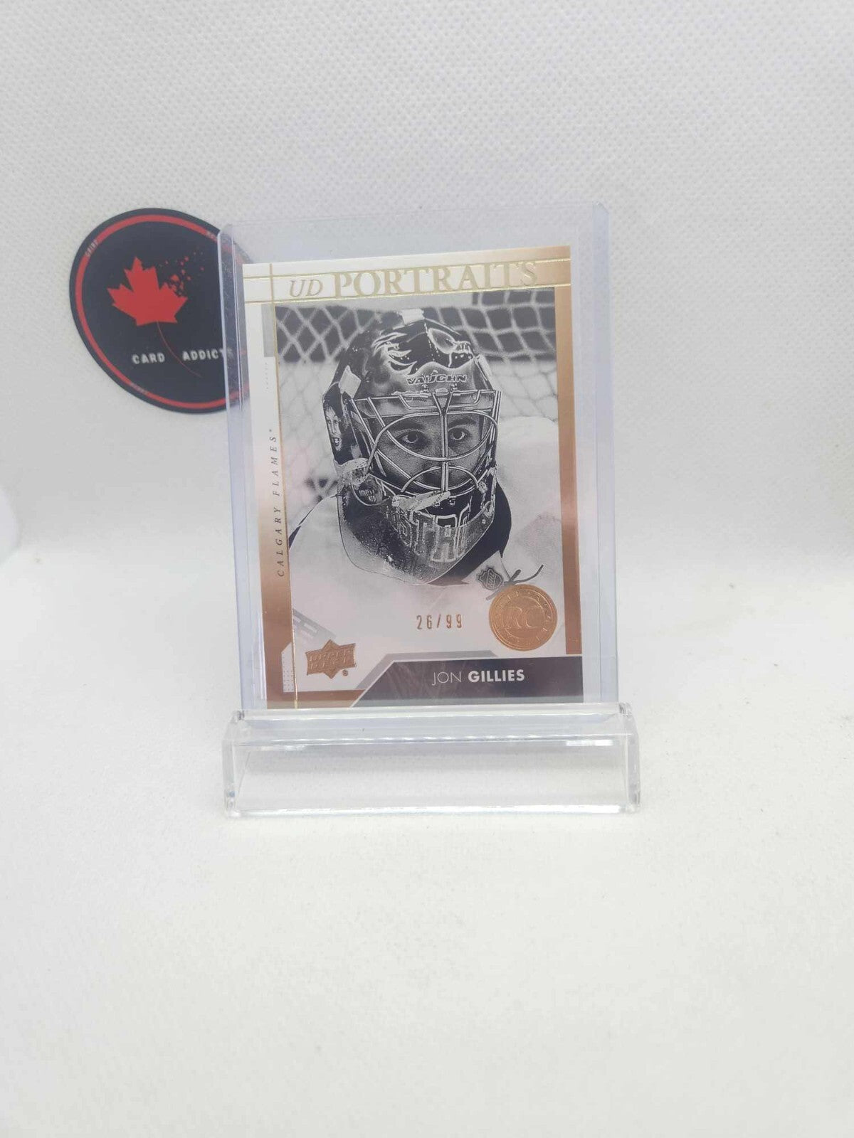 2017-2018 Jon Gillies UD Portraits /99 #P-63