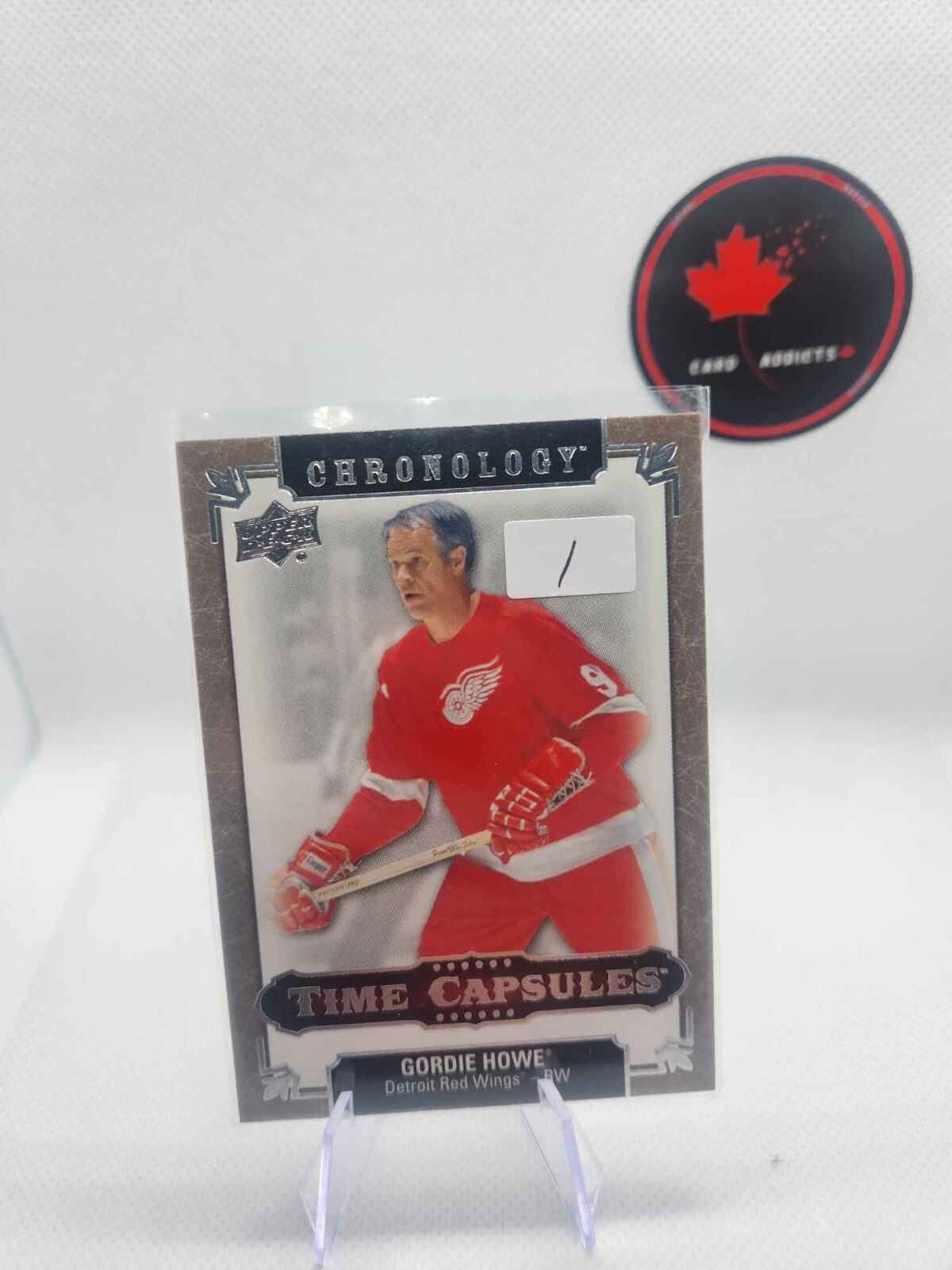 2019-20 Gordie Howe Upper Deck Chronology Time Capsule *OPENED* Wings Detroit