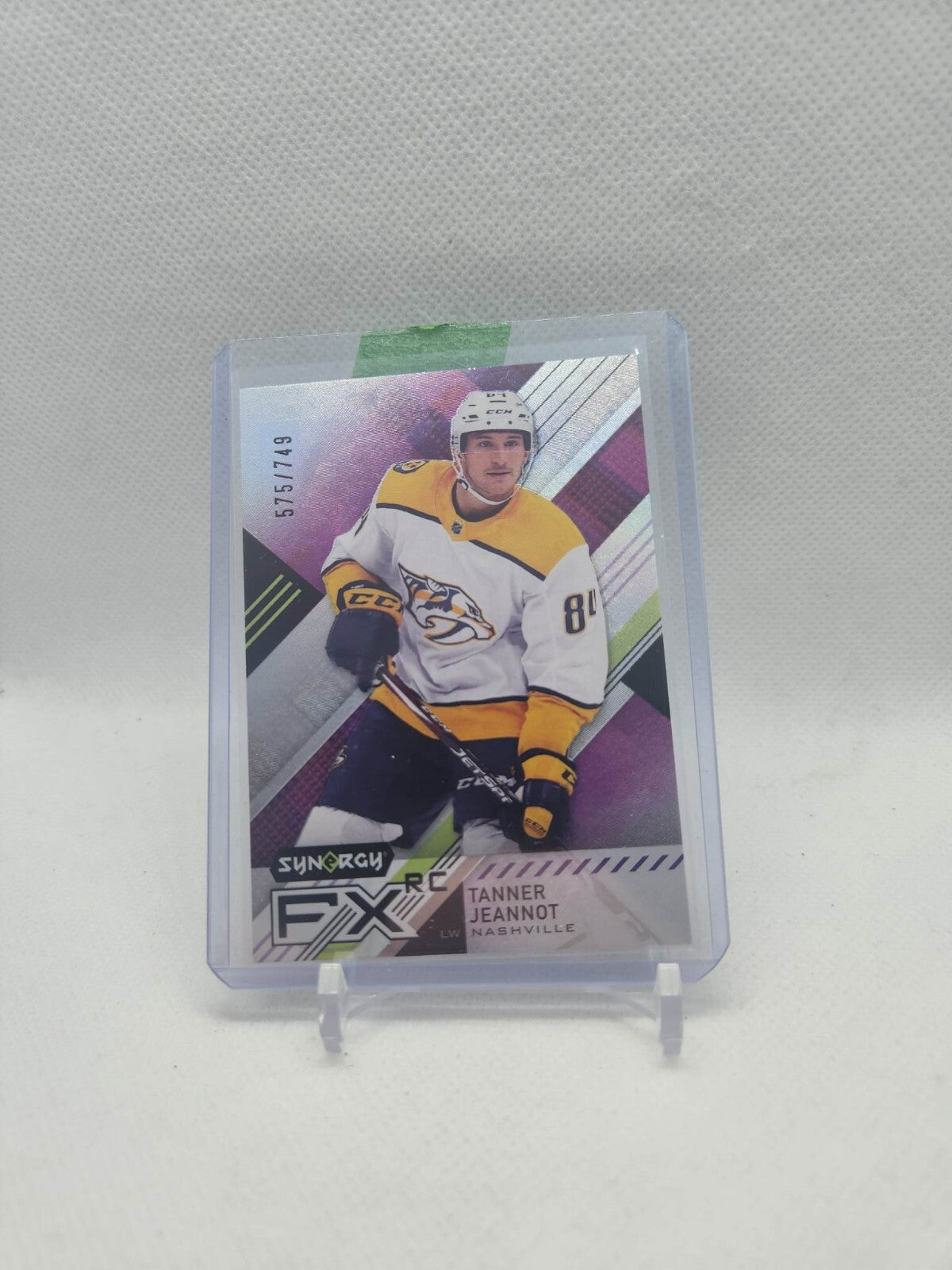 💥 TANNER JEANNOT /749 💥 FX ROOKIE 💥 2021-22 SYNERGY FXR-TJ PREDATORS