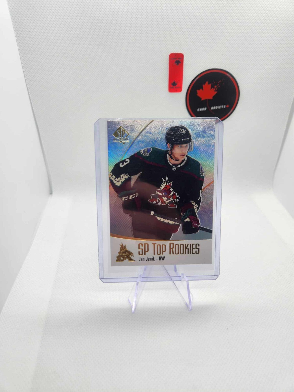2021-22 Upper Deck SP Authentic Hockey Jan Jenik SP Top Rookies Card