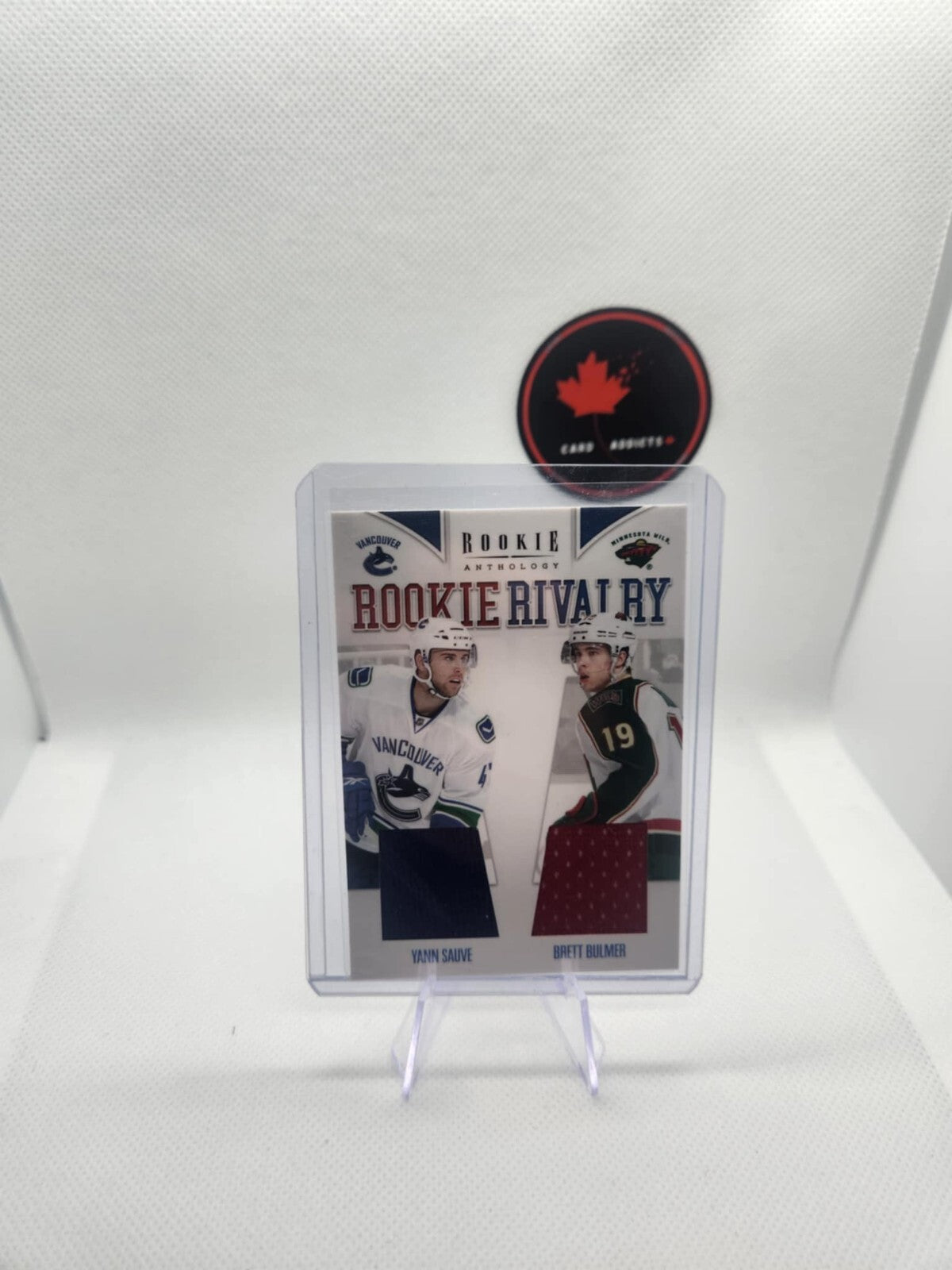 SAUVE / BULMER 2011-12 ROOKIE ANTHOLOGY ROOKIE RIVALRY #26 CANUCKS / WILD