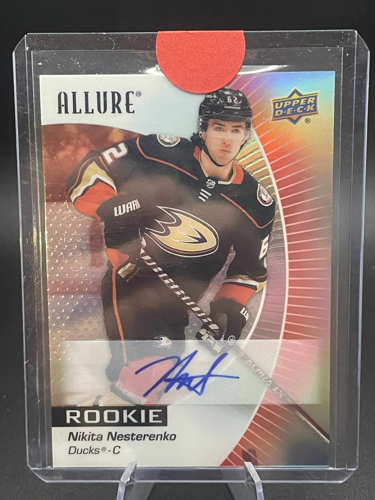 Allure 2023-24 Nikita Nesterenko Rookie Red Rainbow Auto