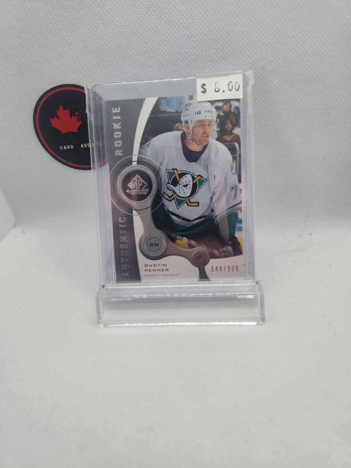 Dustin Penner 2005-06 SP Game Used Edition Authentic Rookie Card # 192 /999