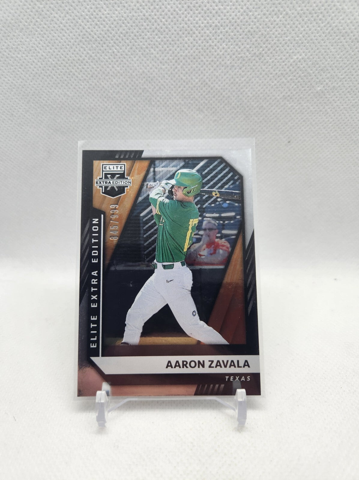 2021 Elite Extra Edition #38 Aaron Zavala /999
