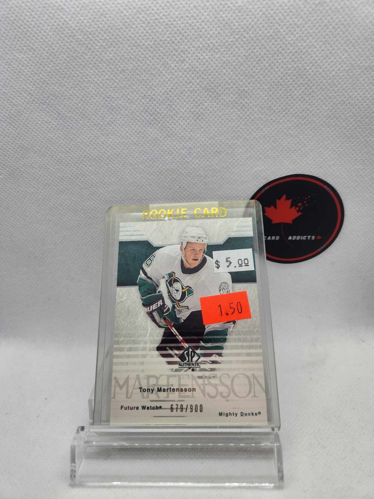 2003-04 SP Authentic Future Watch #117 Tony Martensson RC /900