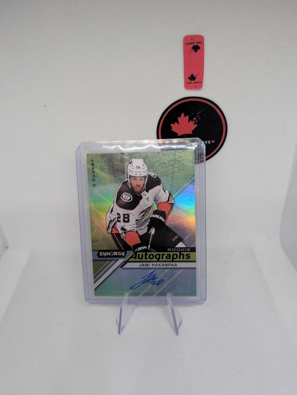 2020/21 UPPER DECK SYNERGY JANI HAKANPAA ROOKIE AUTOGRAPHS AUTO RC #AR-JH
