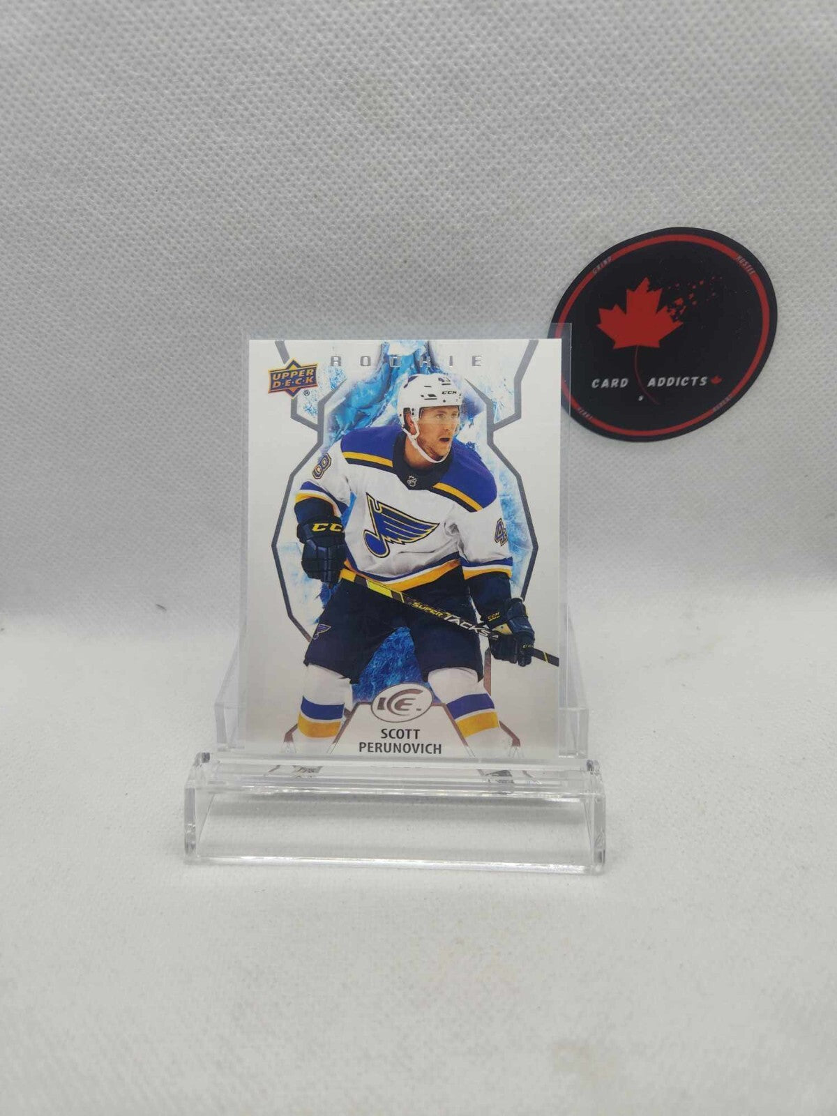 2021-22 Upper Deck Ice #118 Scott Perunovich RC