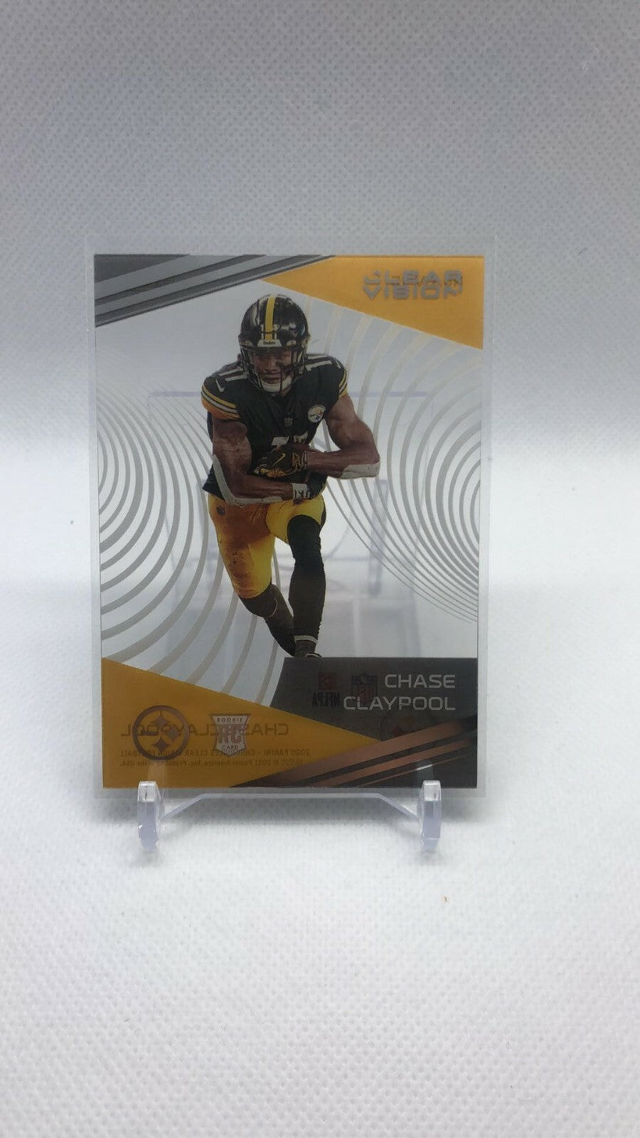 2020 PANINI CHRONICLES CLEAR VISION CHASE CLAYPOOL RC #15 PITTSBURGH STEELERS