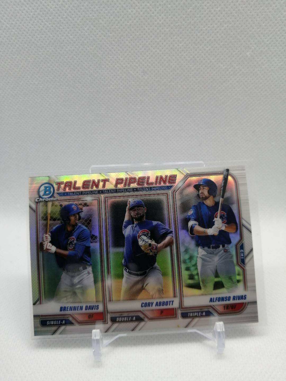 2021 Bowman Chrome Talent Pipeline Chicago Cubs Davis Abbott Rivas Prospects 🔥