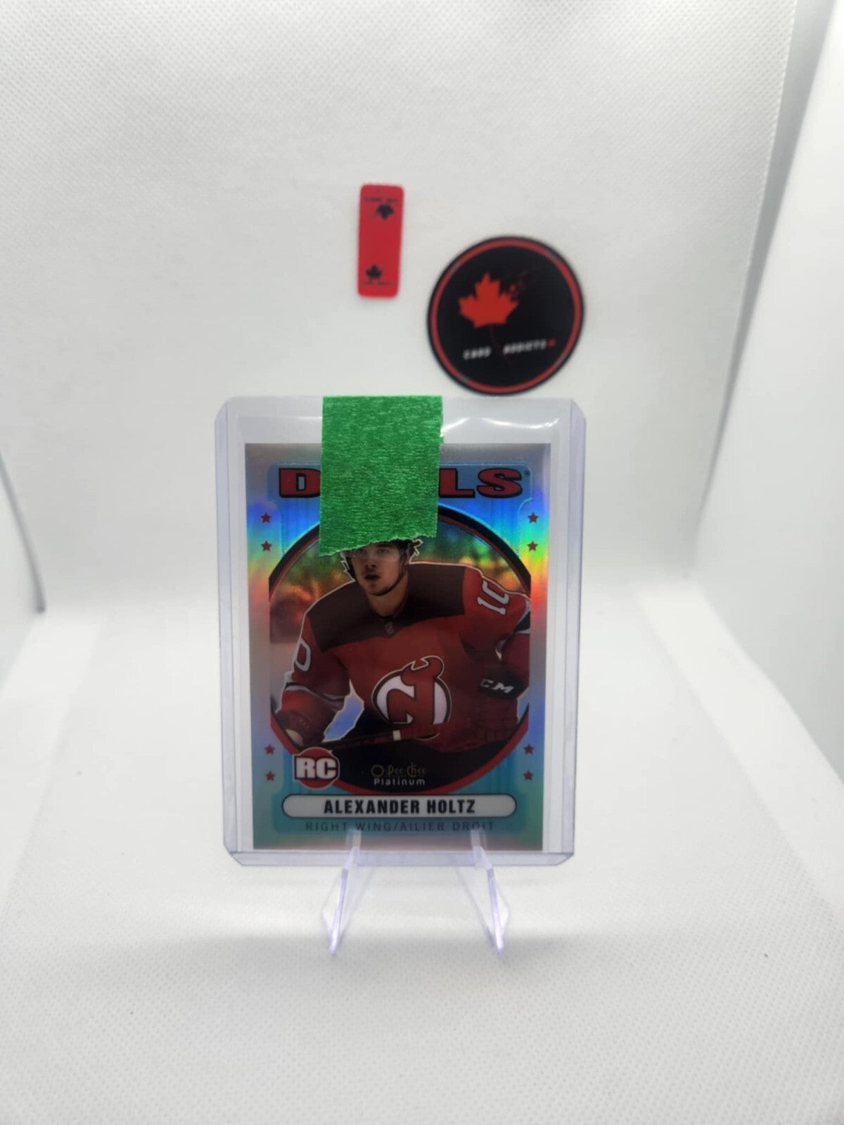 2021-22 O-Pee-Chee Platinum Retro Rainbow #R99 Alexander Holtz Rookie Devils RC