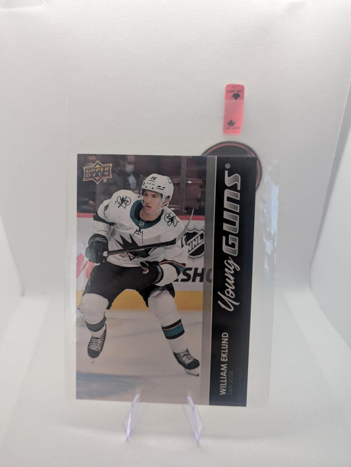William Eklund 21/22 Upper Deck "JUMBO" Young Guns "JUMBO" ROOKIE ....Sharks