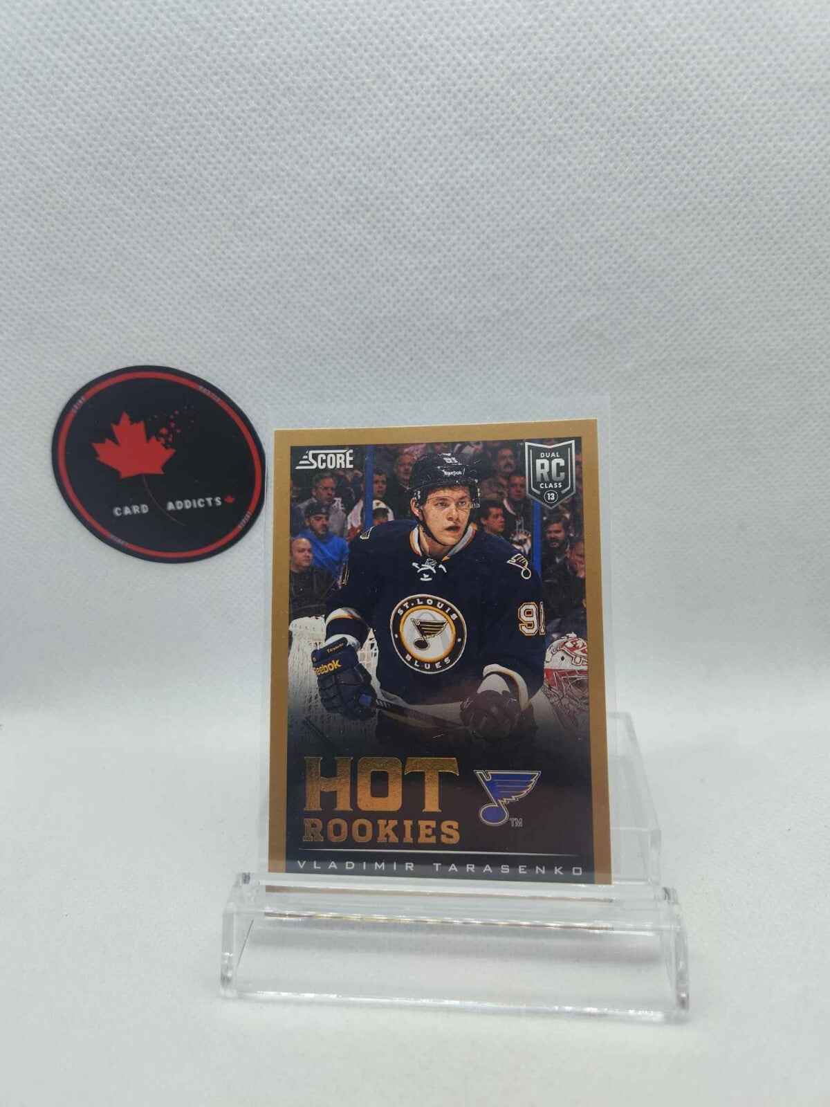 Vladimir Tarasenko 2013-14 Panini Score HOT ROOKIES Gold Parallel Card #647