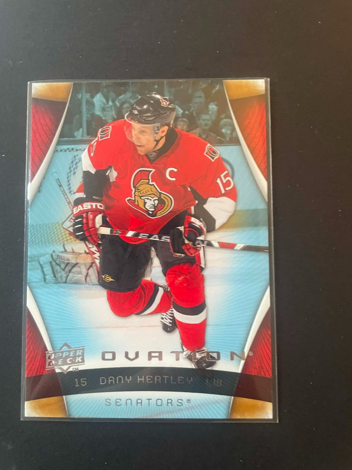 2009-10 Upper Deck Ovation Hockey 95 Dany Heatley REF I