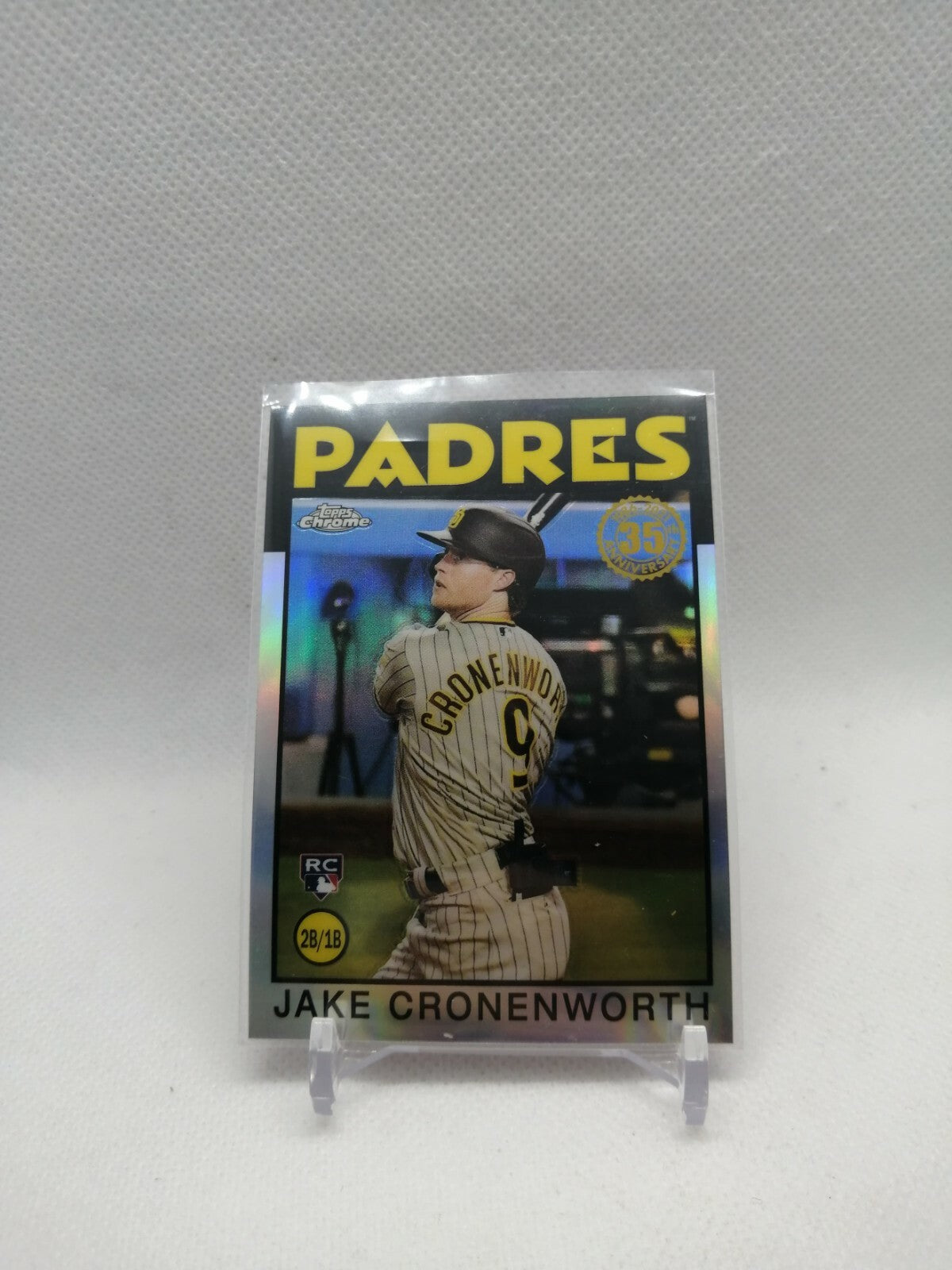 2021 Topps Chrome Baseball #86BC-18 Jake Cronenworth RC 35 Anniversary Padres