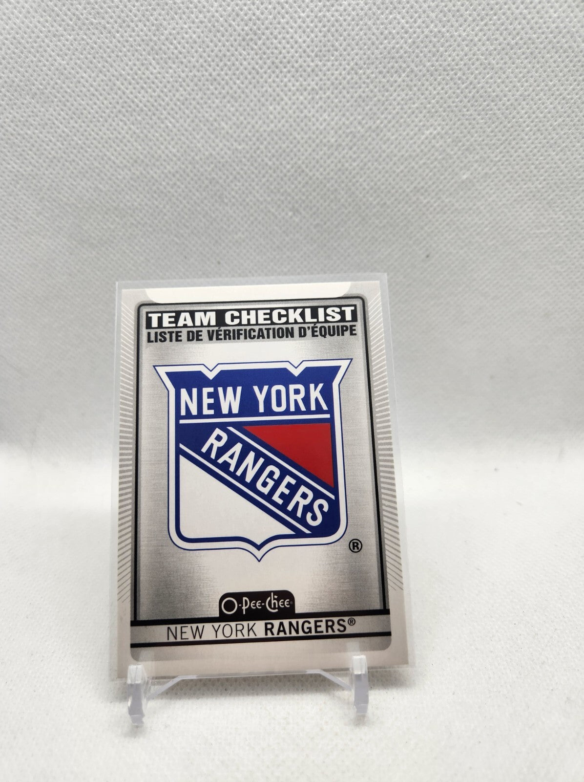 2021-22 OPC O-Pee-Chee Base Team Checklists #570 New York Rangers