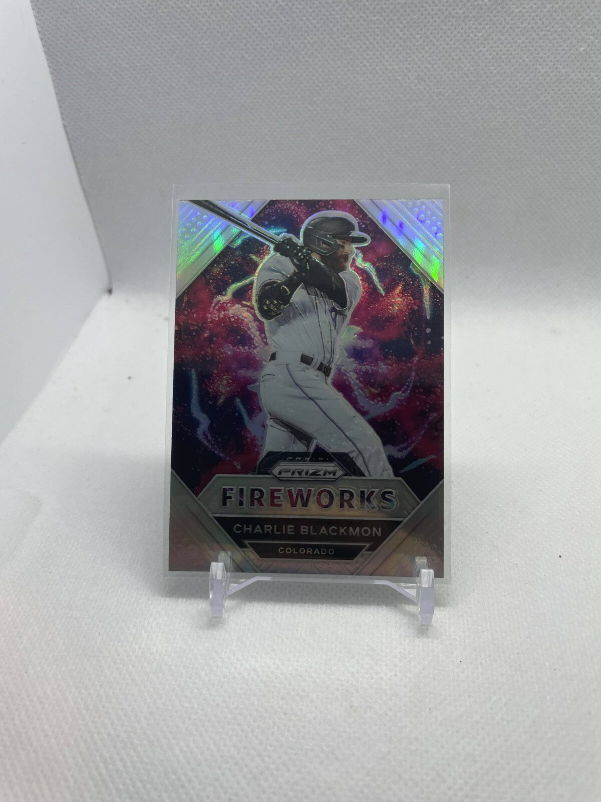 Charlie Blackmon - 2021 Panini Prizm - Fireworks Insert ⚾️🔥