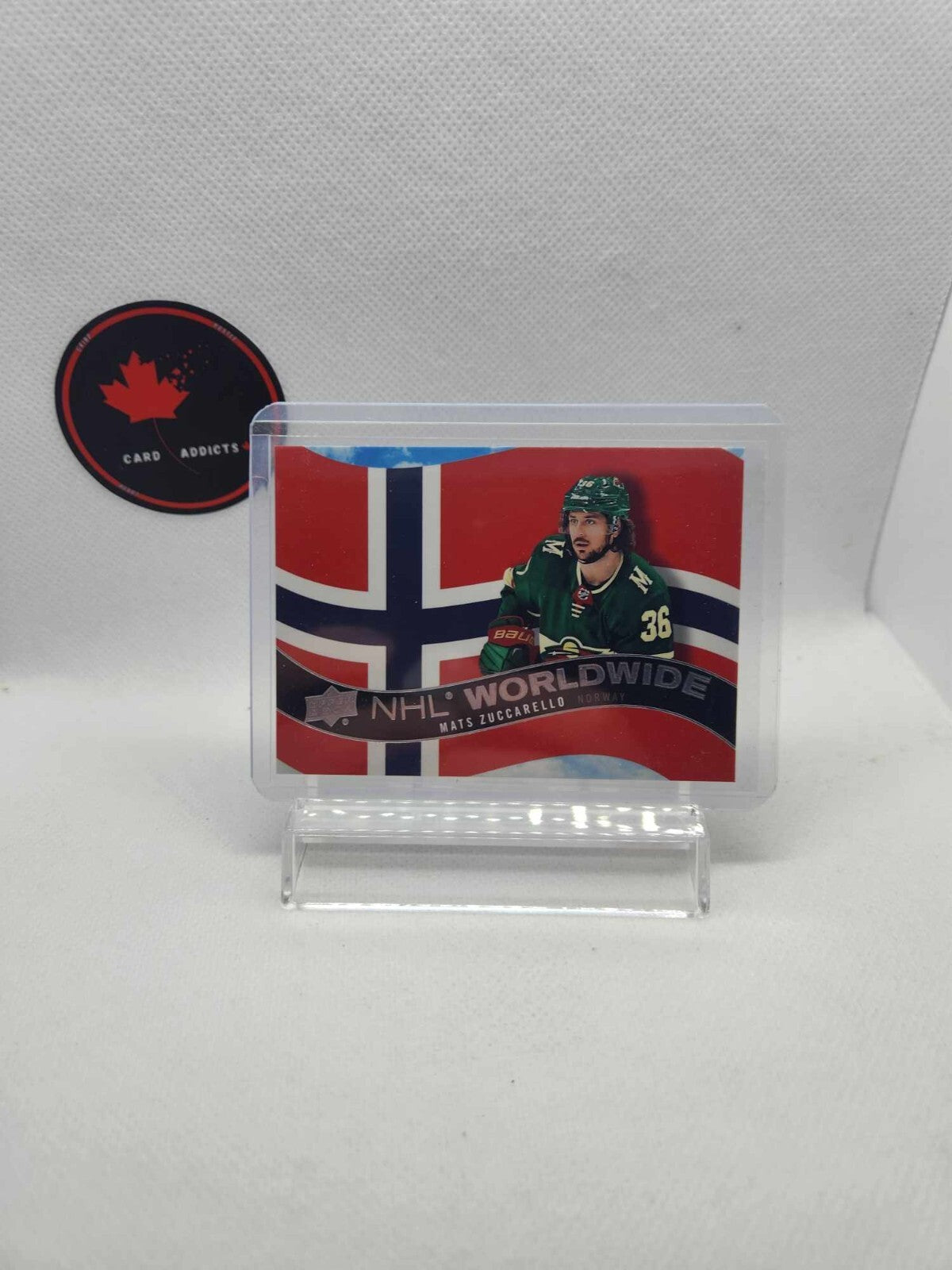 2020-21 Upper Deck NHL Worldwide Mats Zuccarello Minnesota Wild #WW-20
