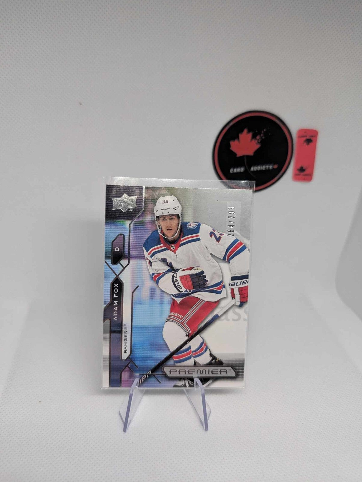 2021-22 UD Premier Adam Fox /299 #48 New York Rangers
