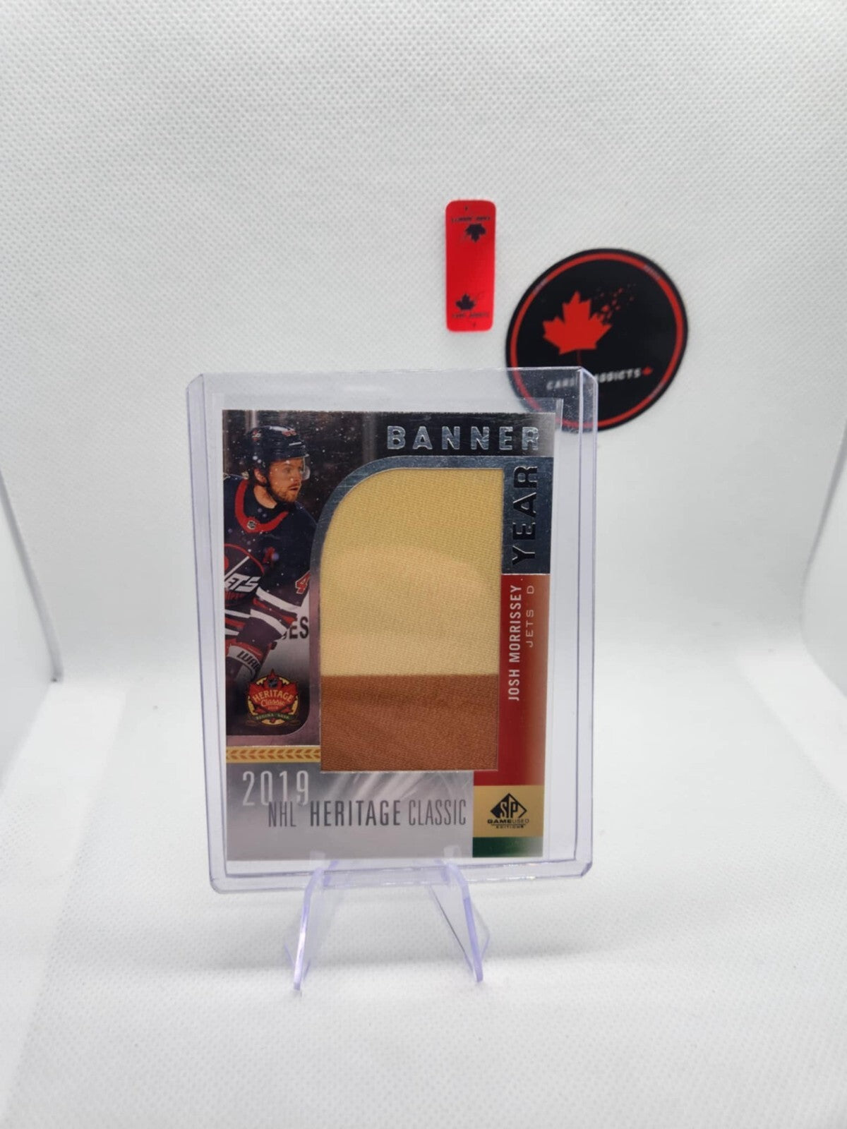 20/21 SP GAME USED BANNER YEAR #HC20-JM JOSH MORRISSEY