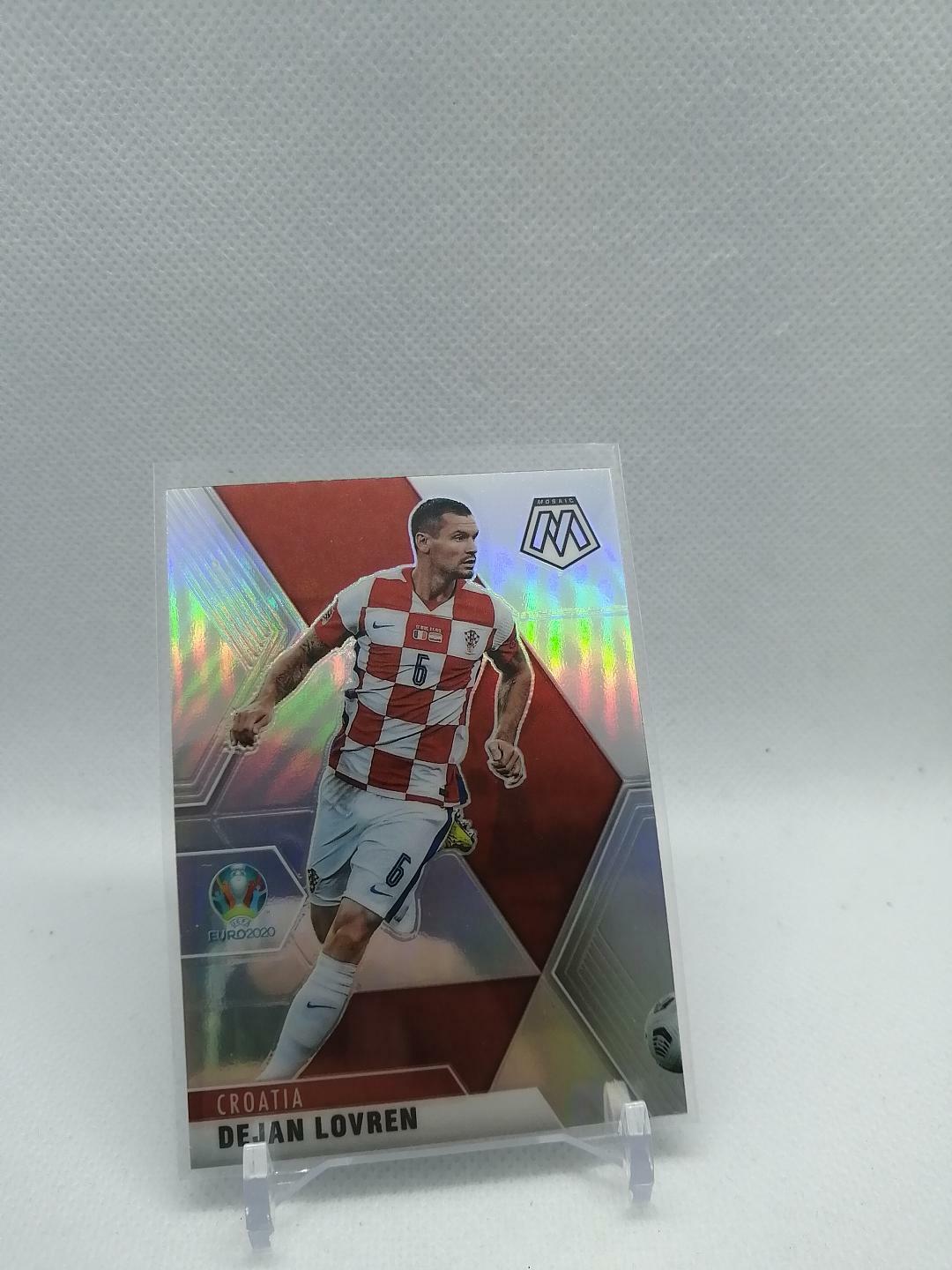 2020 Panini Mosaic UEFA Euro Soccer DEJAN LOVREN #24 France Silver Prizm SP