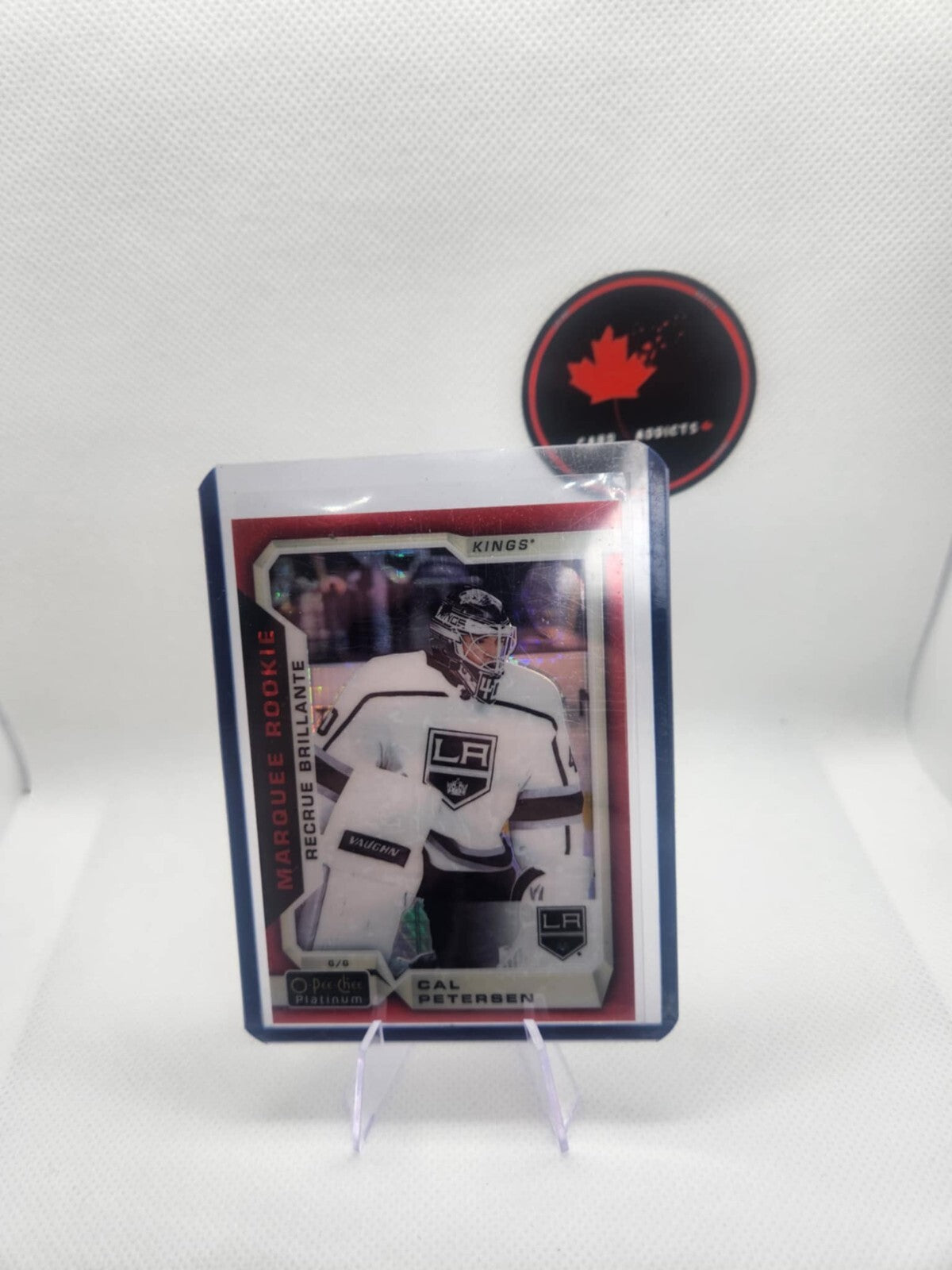2018 O-Pee-Chee Platinum Marquee Rookies Red Prism /199 Cal Petersen Rookie RC