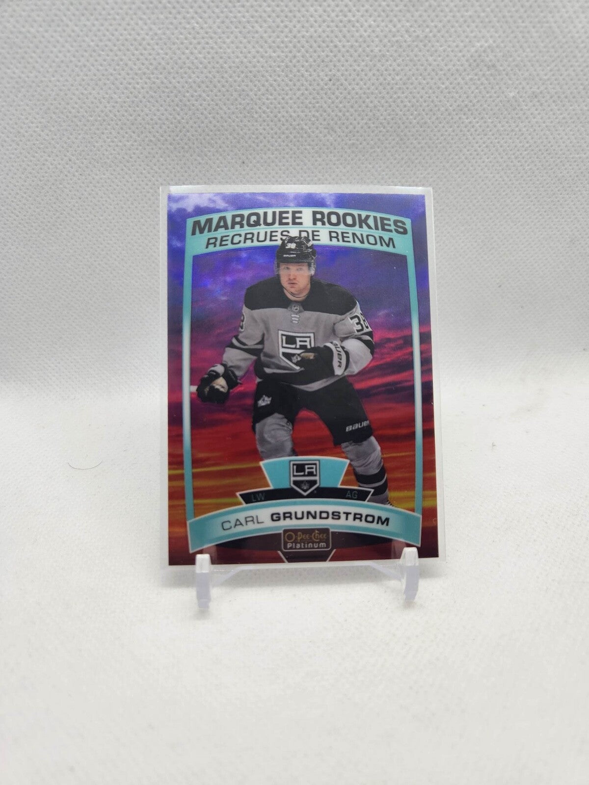 2019-20 Upper Deck OPC Platinum Marquee Rookies Sunset CARL GRUNDSTROM 179 UD RC