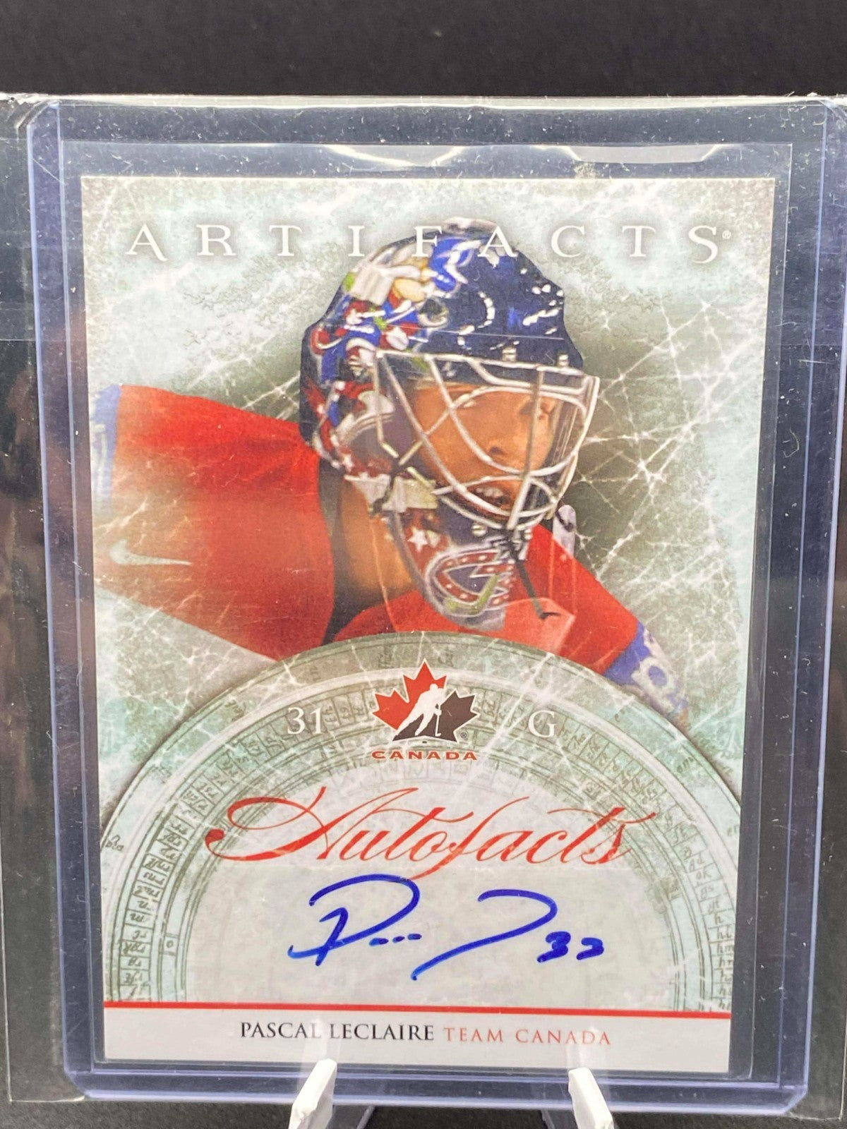 2012-13 Artifacts Autofacts #APL Pascal Leclaire AUTO - Team CANADA