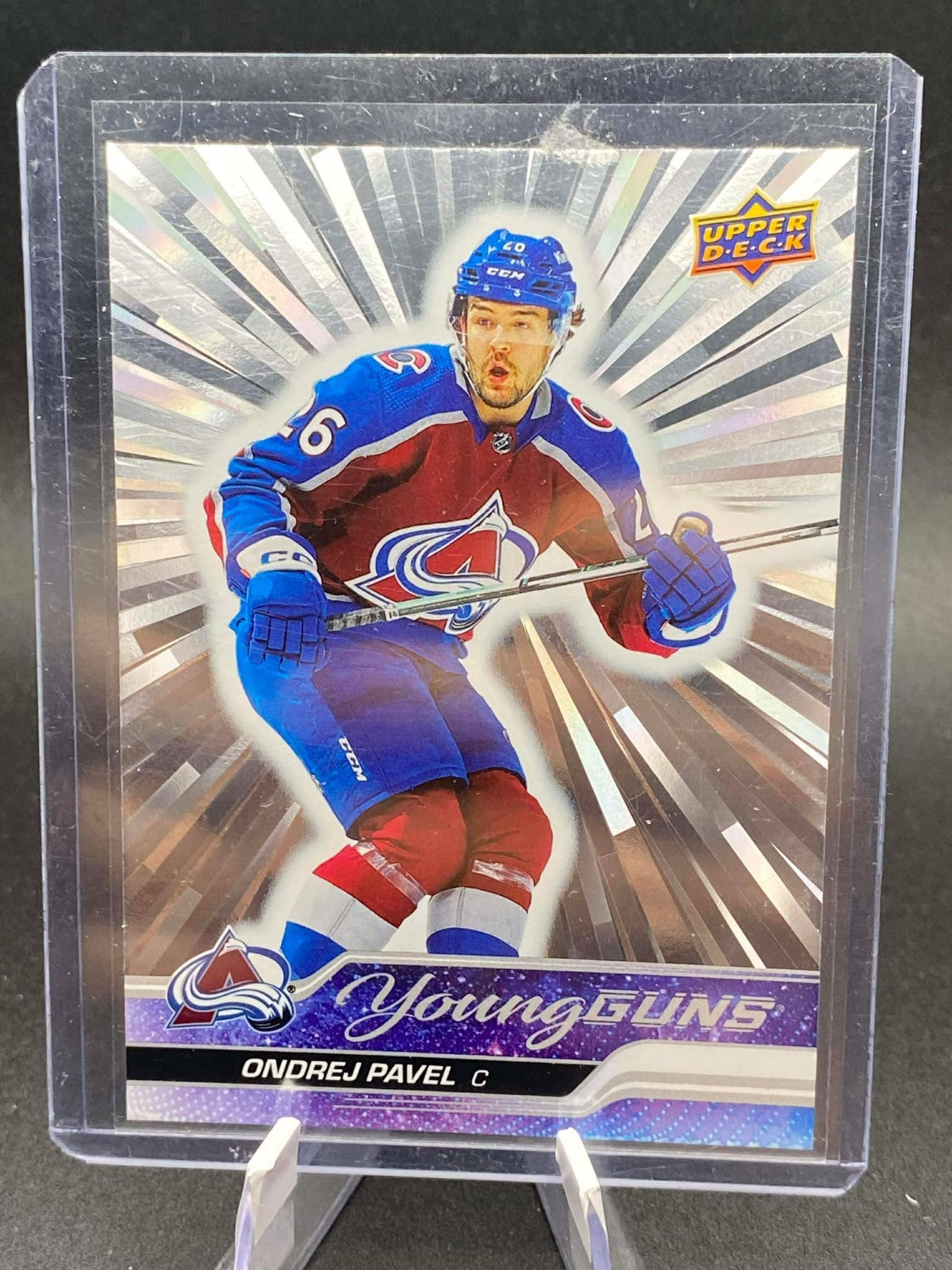 2023-24 UPPER DECK EXTENDED OUTBURST YOUNG GUNS # 702 ONDREJ PAVEL