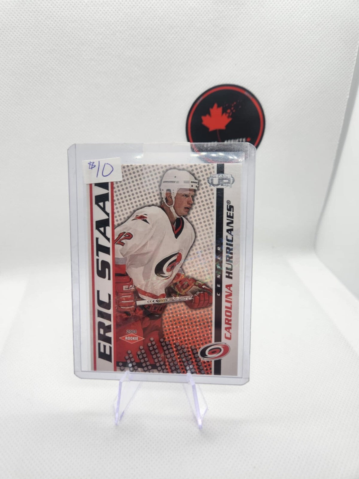 2003-04 Pacific Eric Staal Heads Up Rookie Card /899 Carolina Hurricanes RC SP