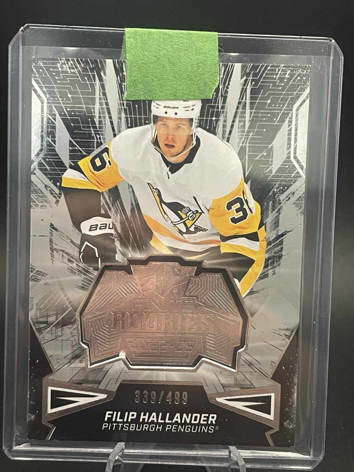 22-23 SPX - Philip Hallander Finite Rookies /499- Pittsburgh Penguins