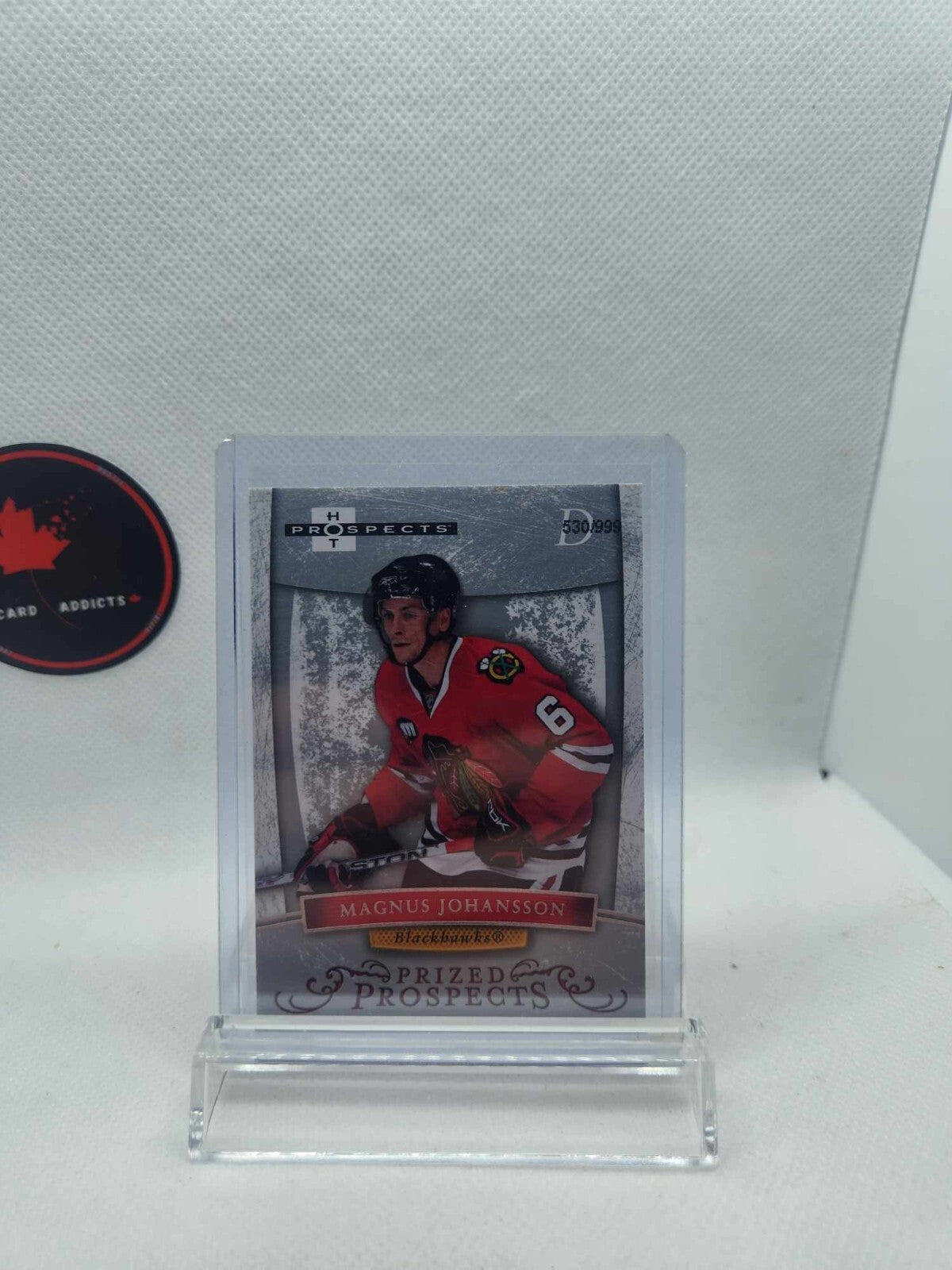 2007-08 Hot Prospects #167 Magnus Johansson ROOKIE /999