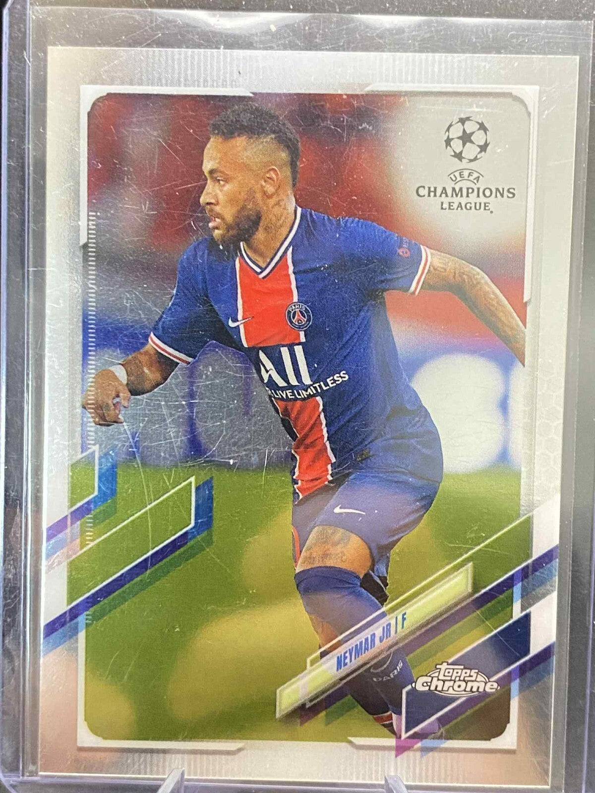 Neymar Jr 2020-21 Topps Chrome UEFA Champions League #16 PSG